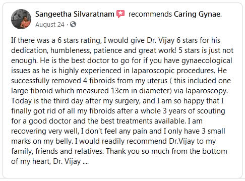 2nd Patient Review: Sangeetha Silvaratnam